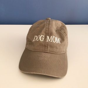 Distressed “Dog Mom” baseball cap